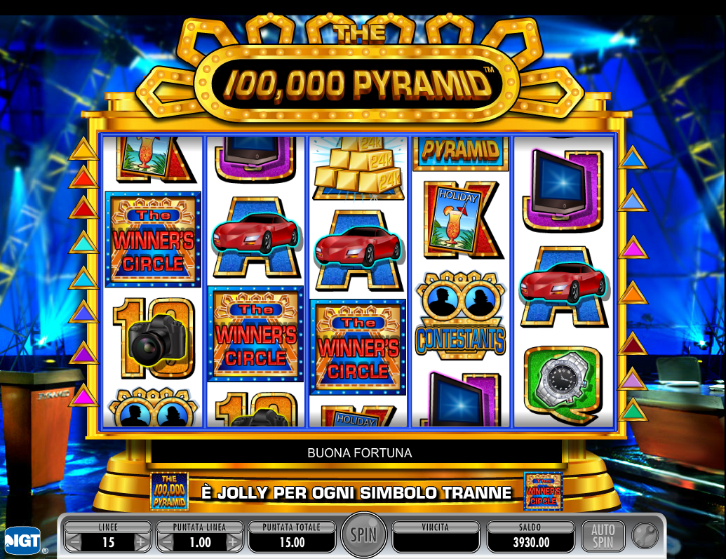 100 000 Pyramid spilleautomat - spill gratis