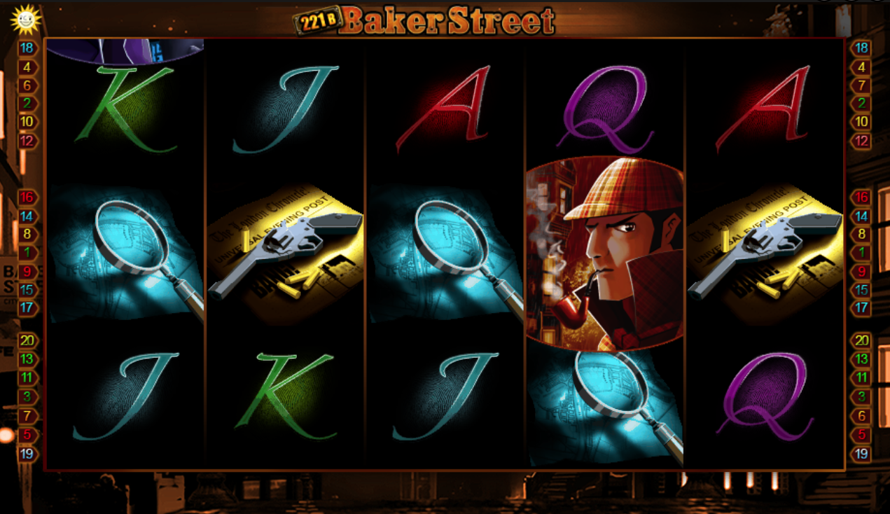 221B Baker Street spilleautomat - spill gratis
