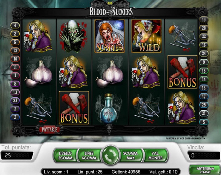 Blood Suckers spilleautomat - spill gratis