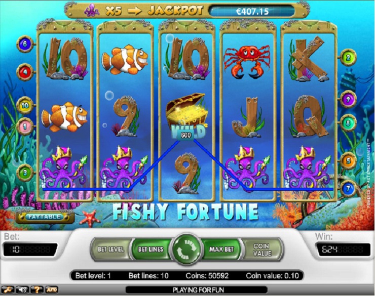Fishy Fortune spilleautomat - spill gratis