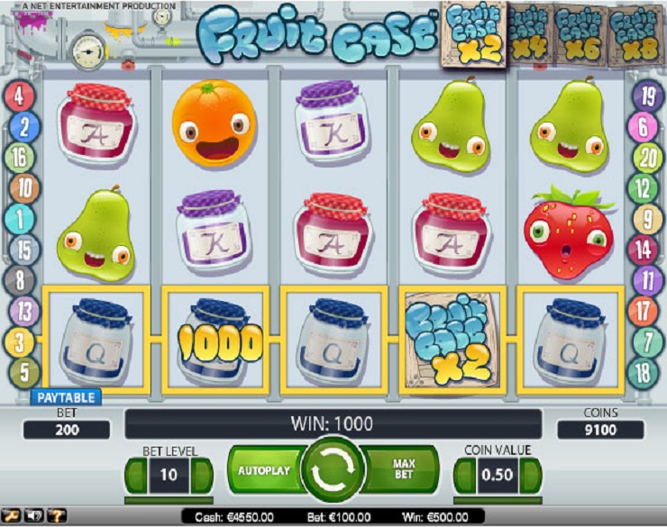 Fruit Case spilleautomat - spill gratis