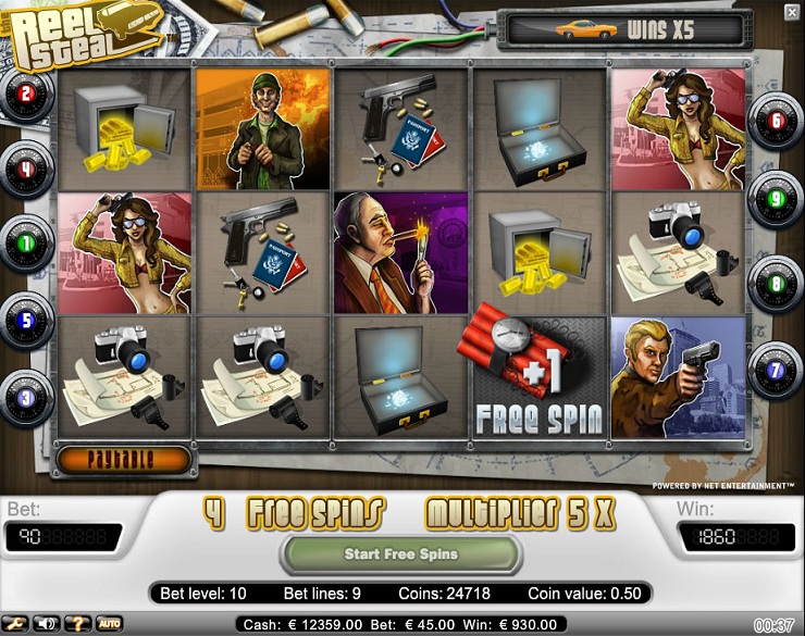 Reel Steal spilleautomat - spill gratis