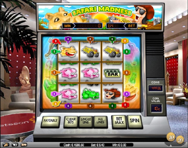 Safari Madness spilleautomat - spill gratis