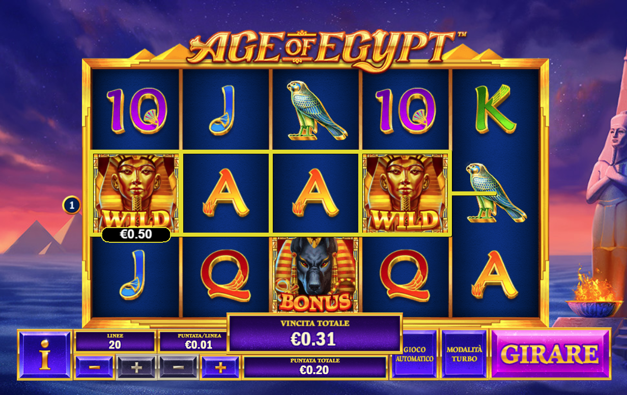 Age of Egypt spilleautomat - spill gratis