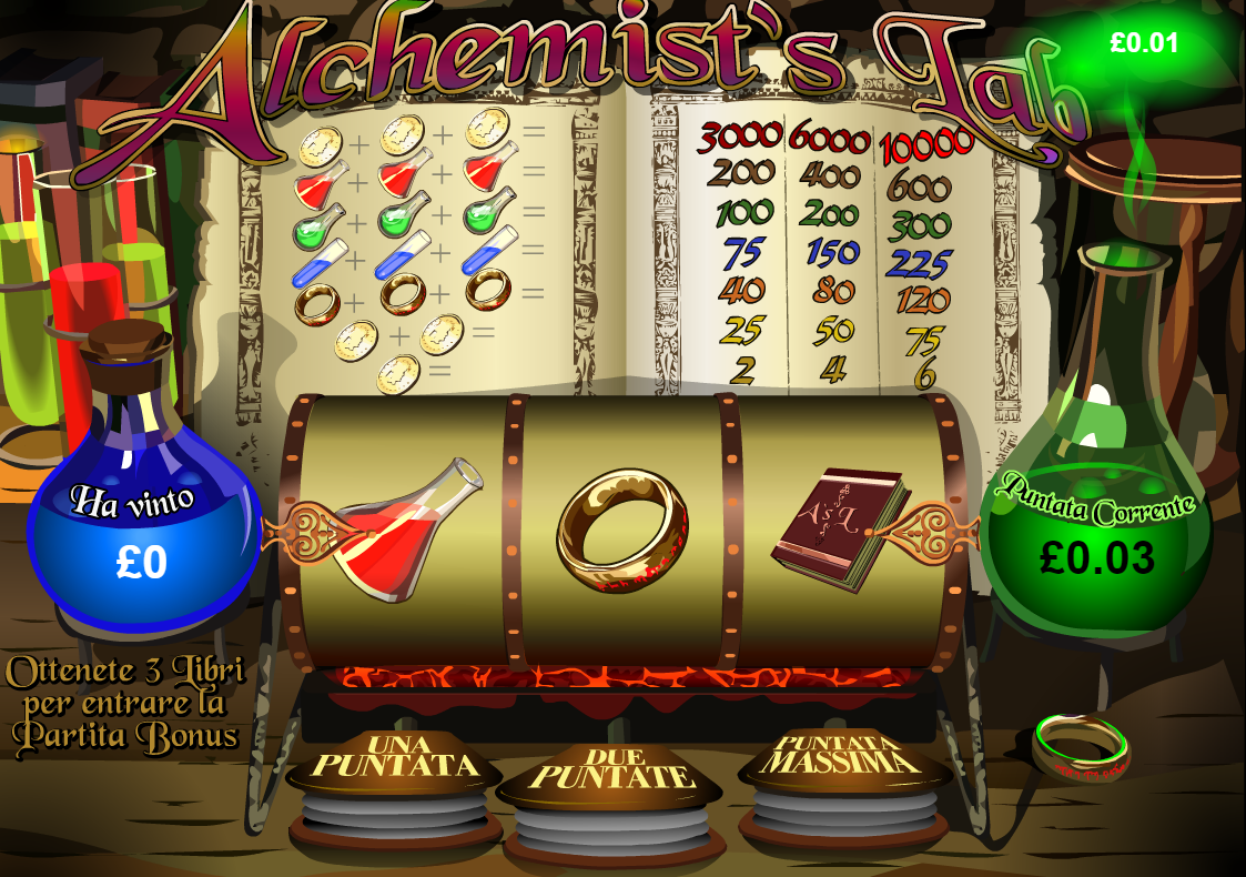 Alchemist's Lab spilleautomat - spill gratis
