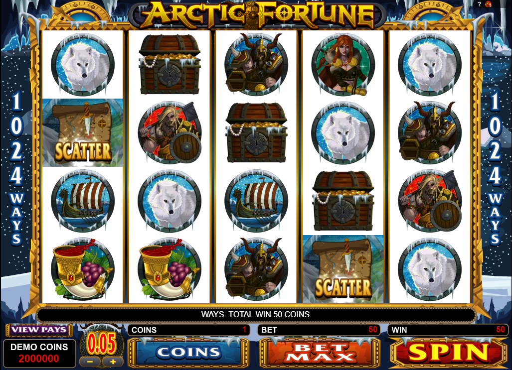 Arctic Fortune spilleautomat - spill gratis