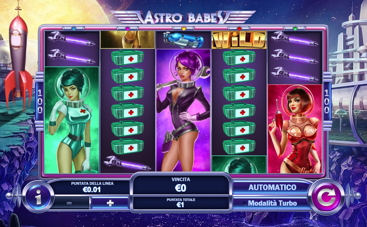 Astro Babes spilleautomat - spill gratis