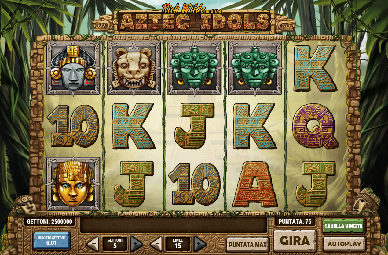 Aztec Idols spilleautomat - spill gratis