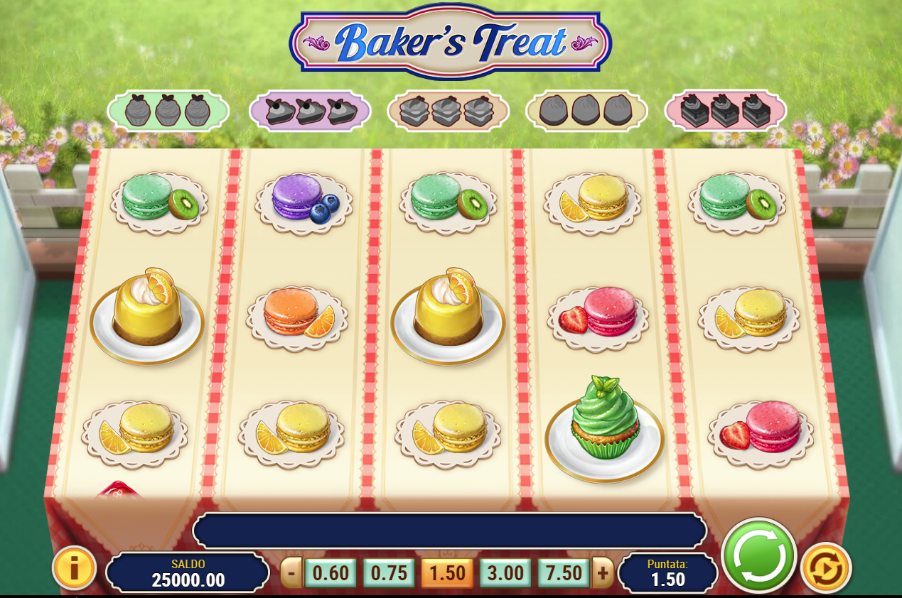 Baker's Treat spilleautomat - spill gratis
