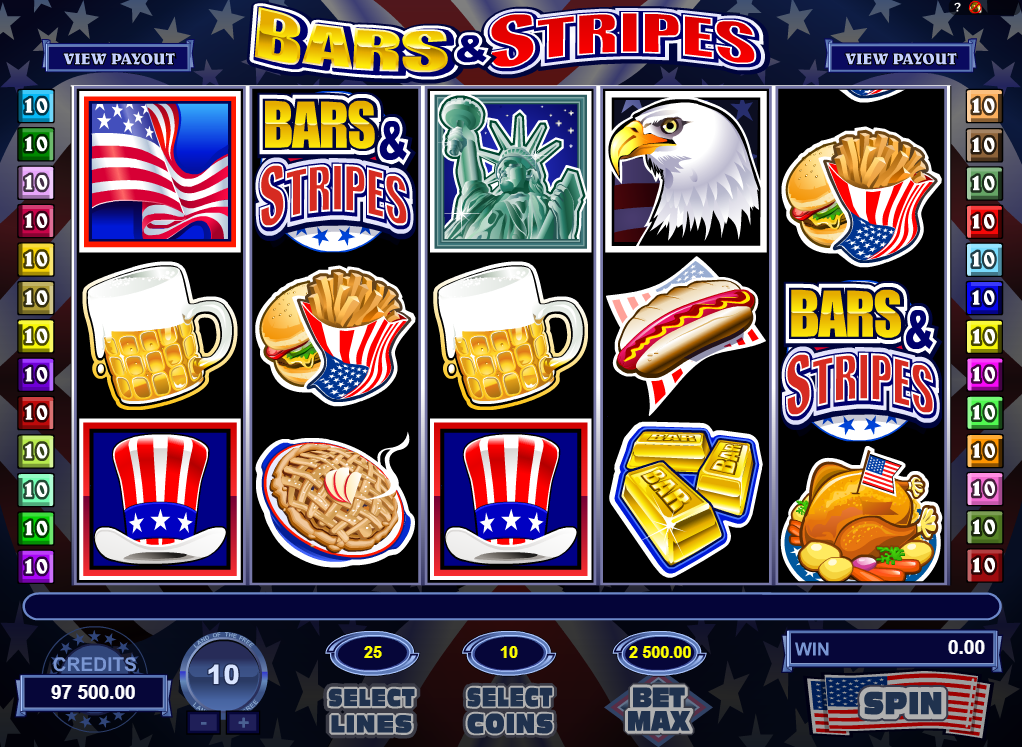 Bars and Stripes spilleautomat - spill gratis