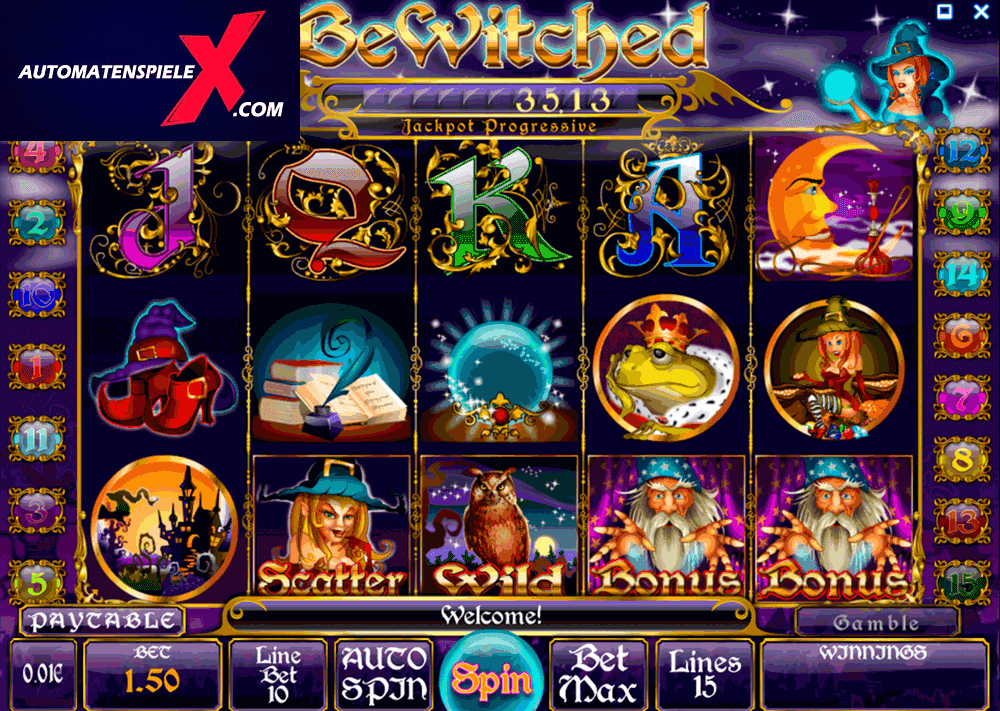 Bewitched Slot Machine - spill gratis