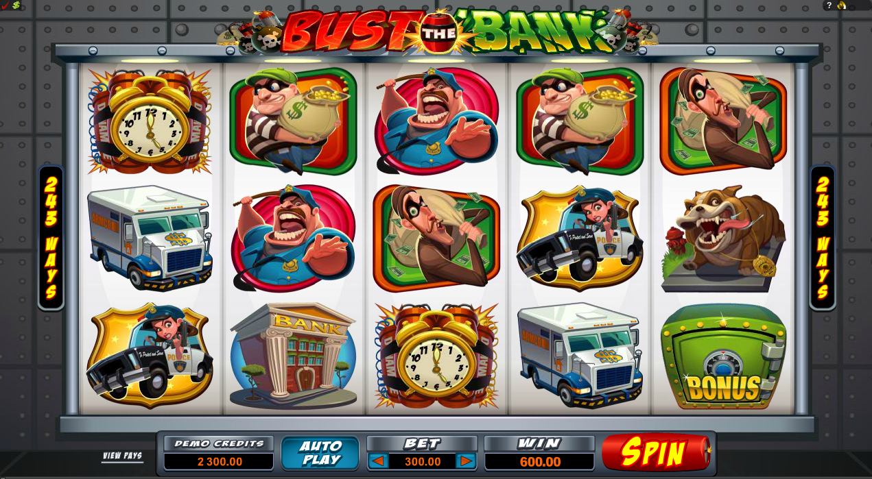 Bust the Bank spilleautomat - spill gratis
