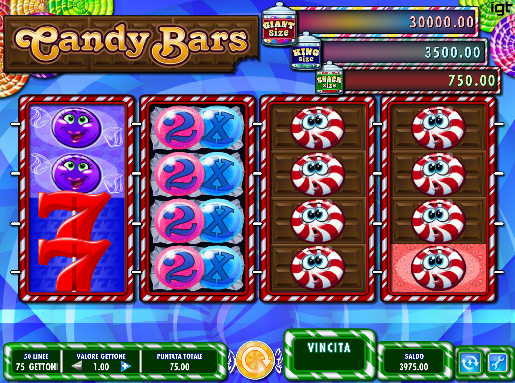 Candy Bars spilleautomat - spill gratis