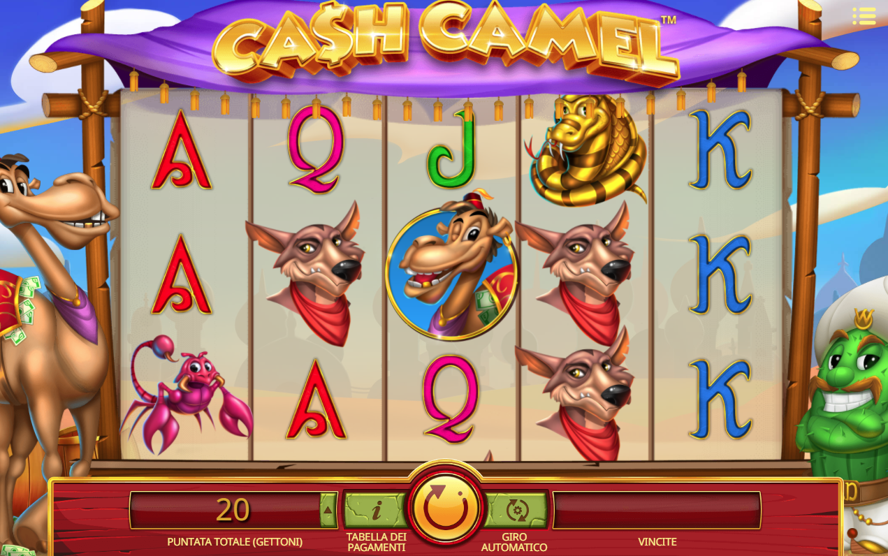 Cash Camel spilleautomat - spill gratis