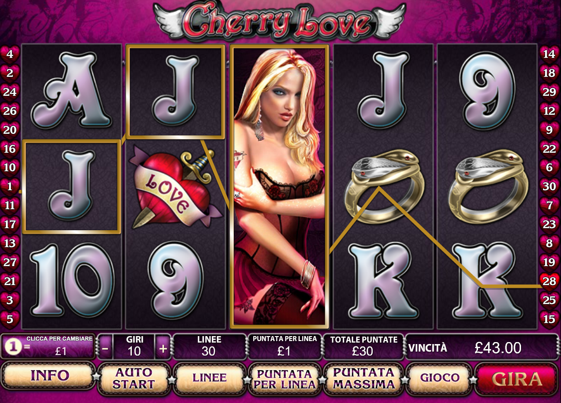 Cherry Love spilleautomat - spill gratis