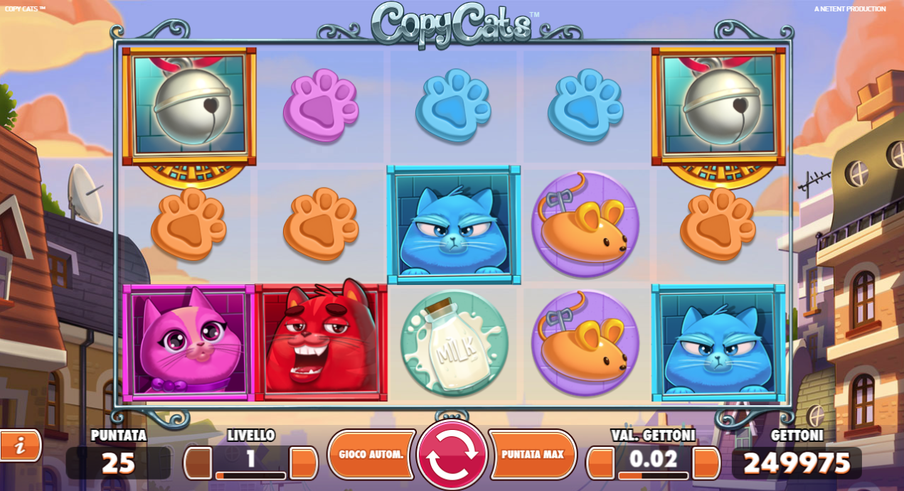 Copy Cats spilleautomat - spill gratis