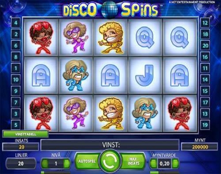 Disco Spins spilleautomat - spill gratis