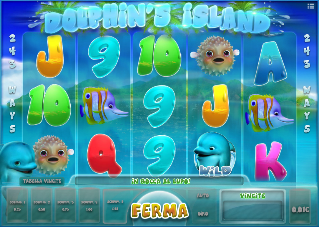 Dolphin's Island spilleautomat - spill gratis