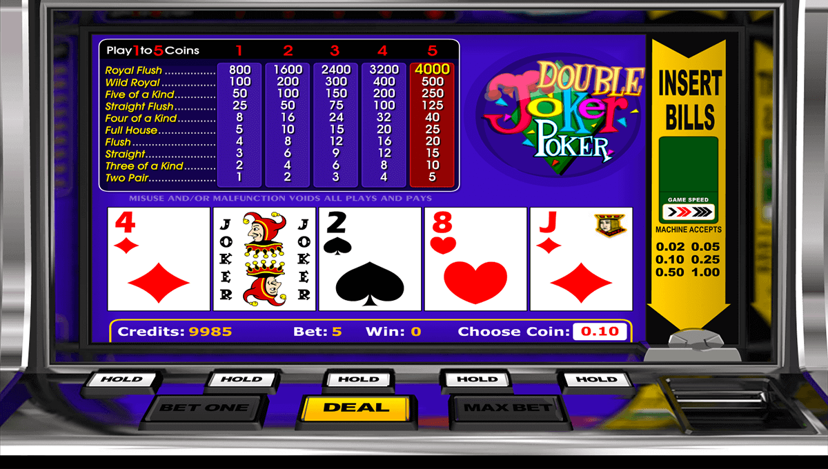 Gratis Double Joker Poker-spill