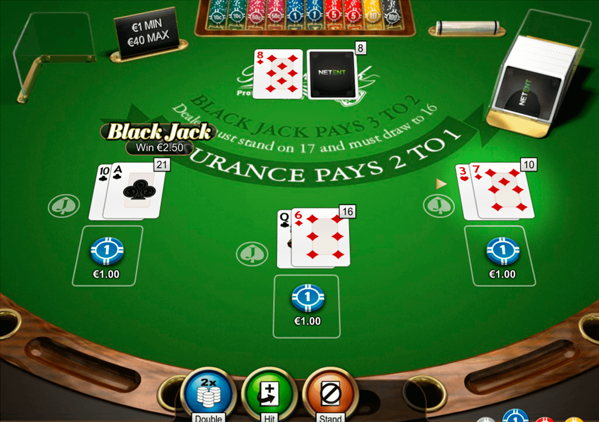 Gratis Double Xposure Blackjack Professional Series-spill