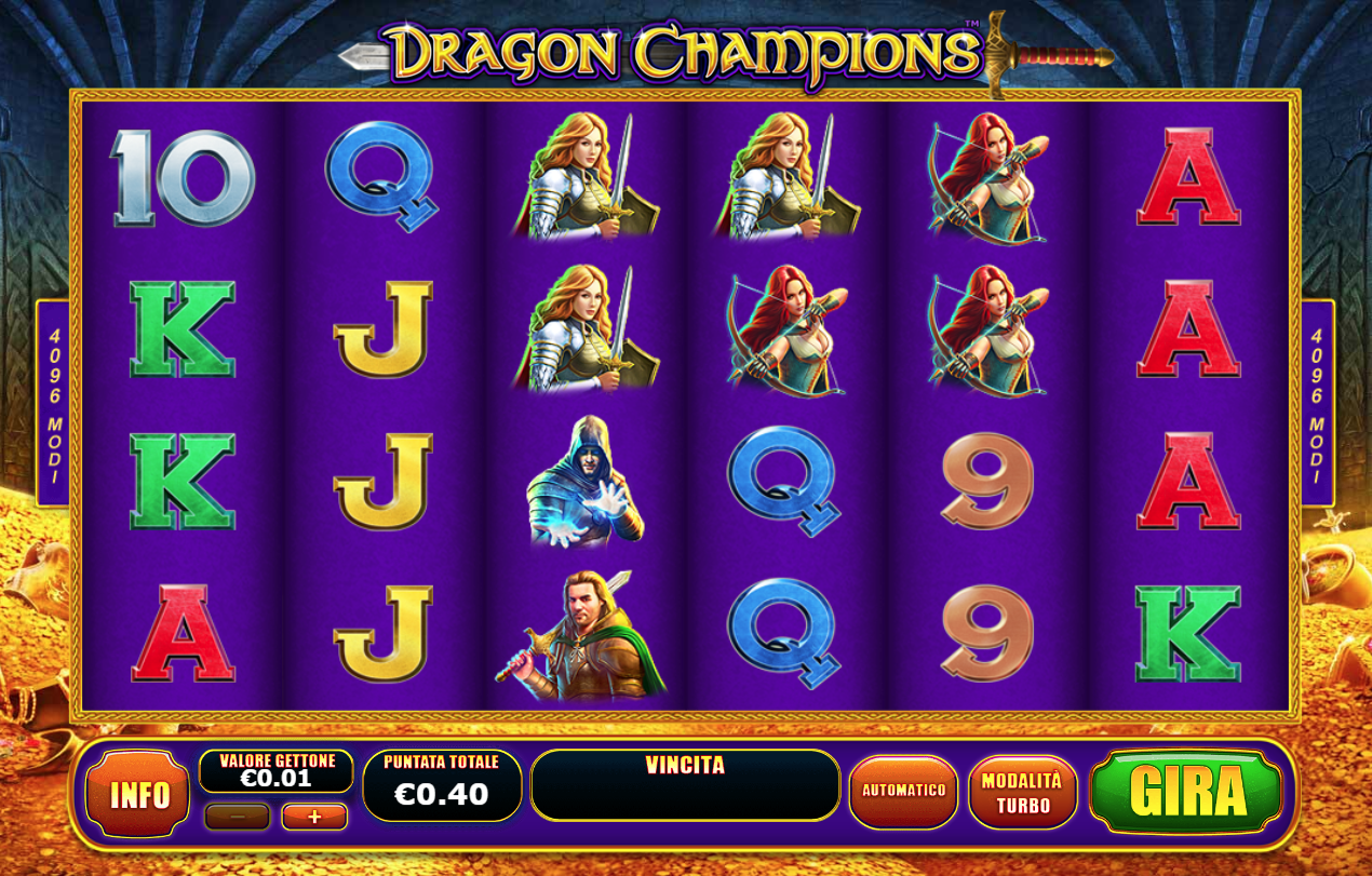 Dragon Champions spilleautomat - spill gratis