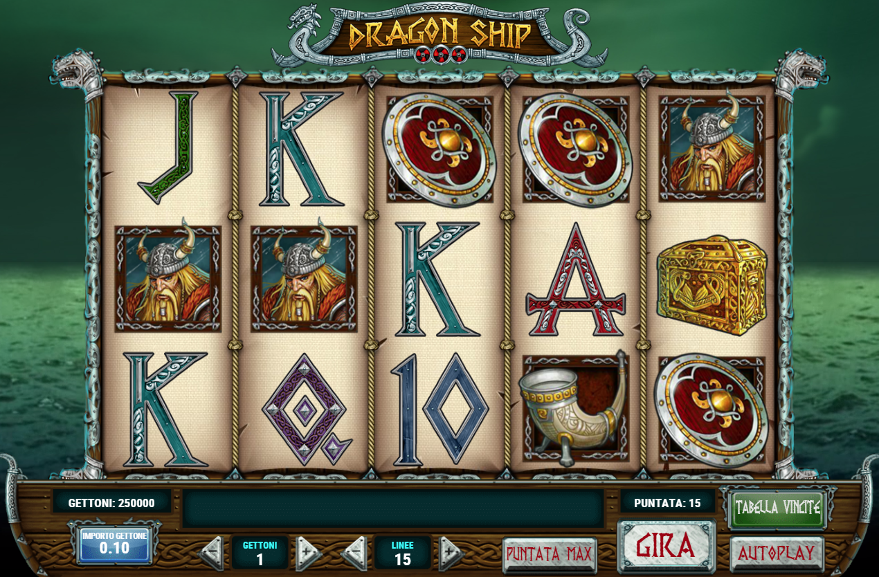 Dragon Ship spilleautomat - spill gratis