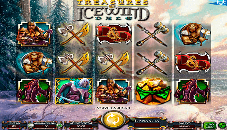 Dungeons and Dragons: Treasures of Icewind Dale spilleautomat - Spill gratis