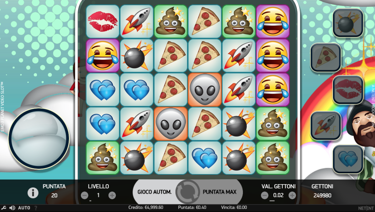 Emoji Planet spilleautomat - spill gratis