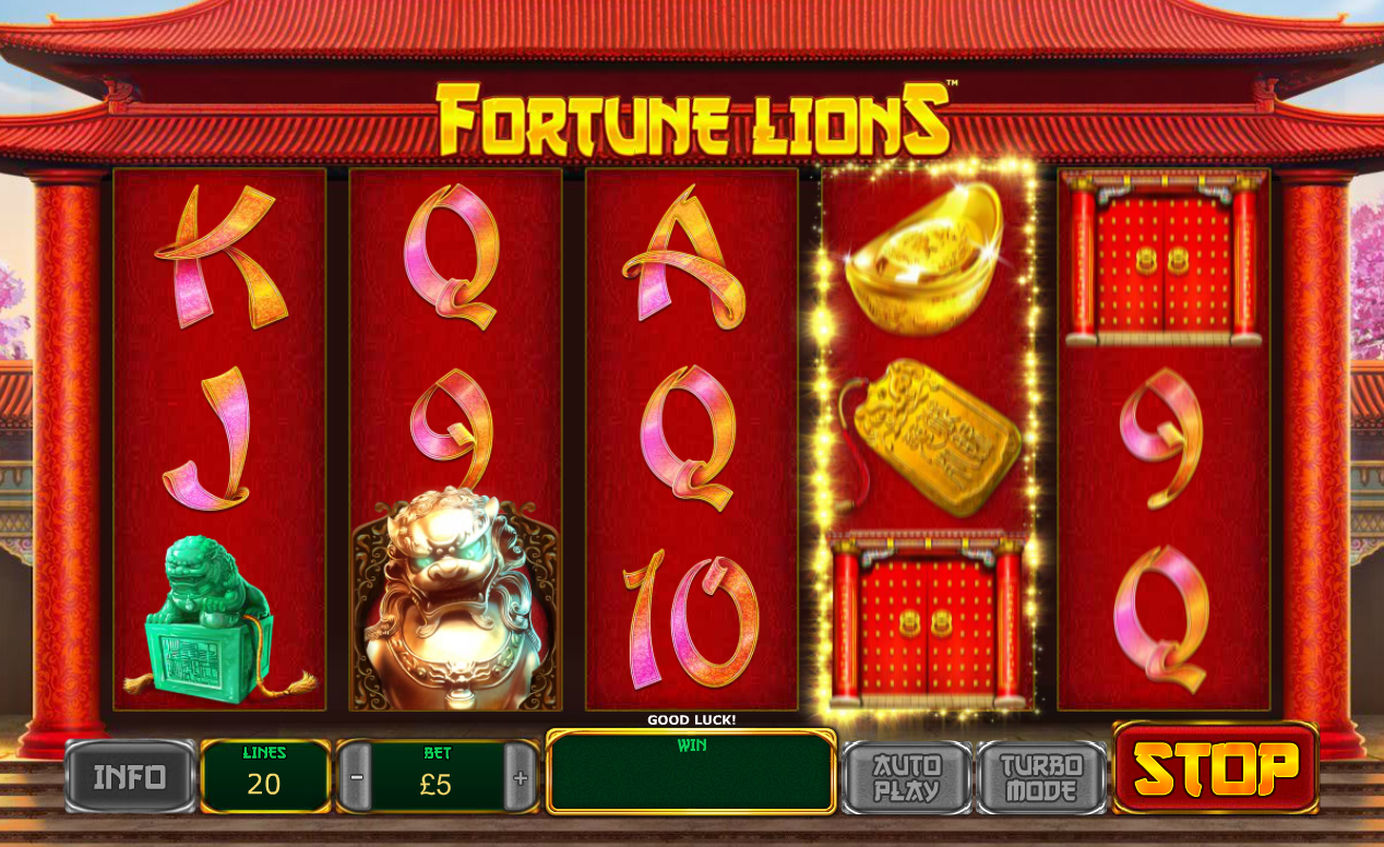 Fortune Lions spilleautomat - spill gratis