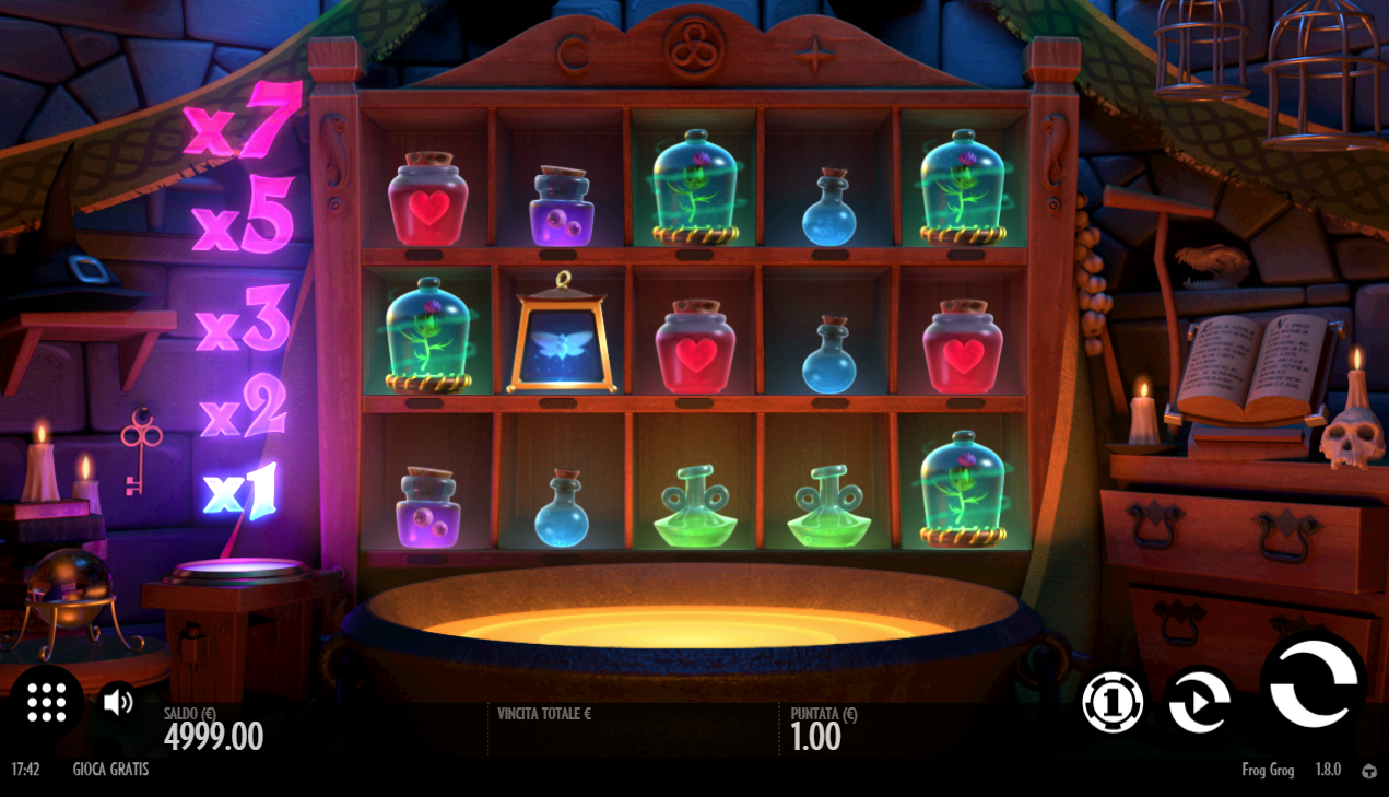 Frog Grog spilleautomat - spill gratis