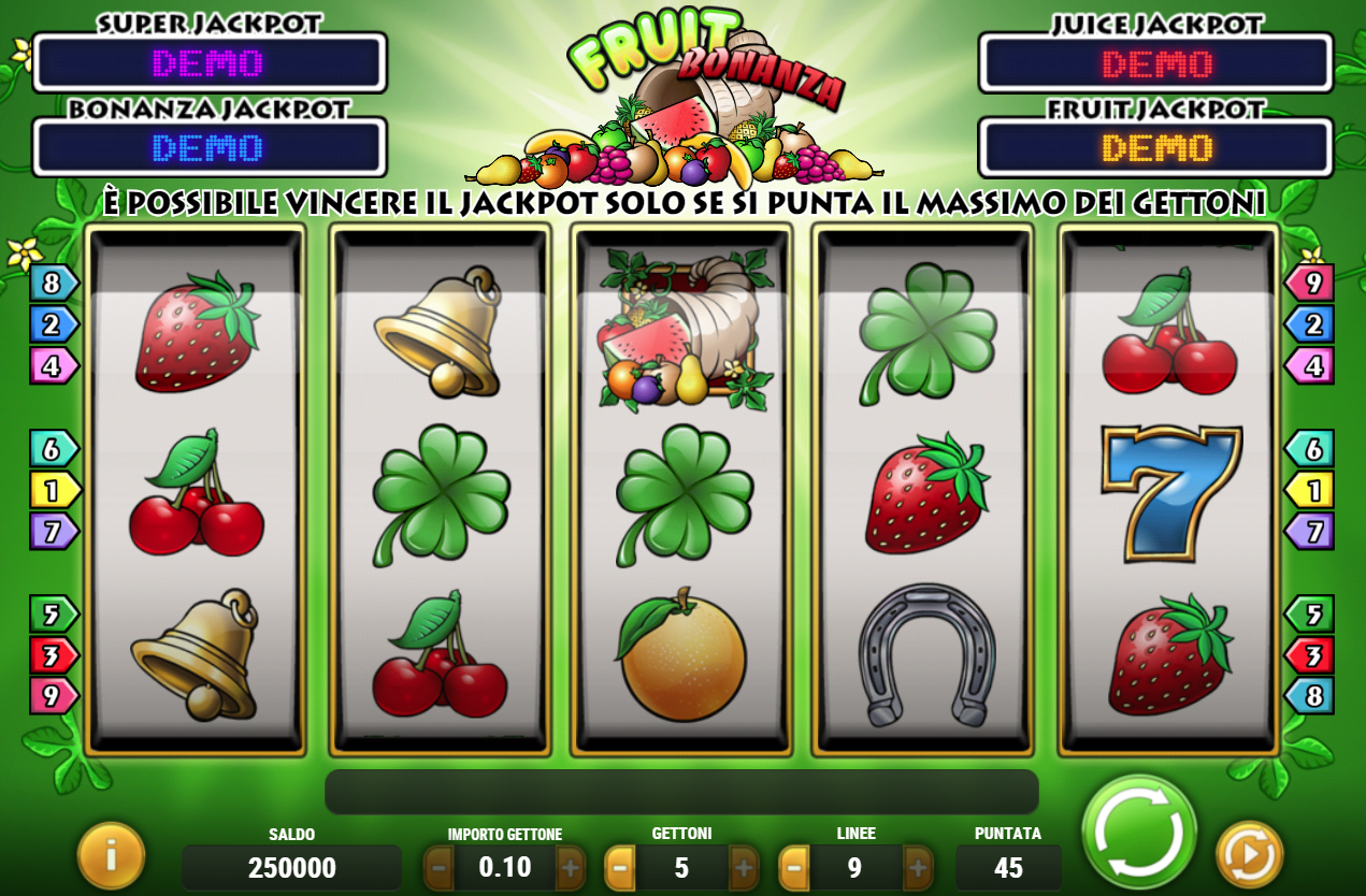 Fruit Bonanza spilleautomat - spill gratis