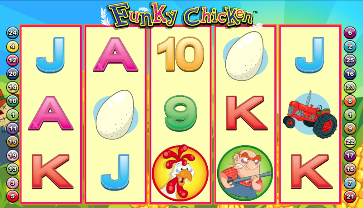 Funky Chicken spilleautomat - spill gratis