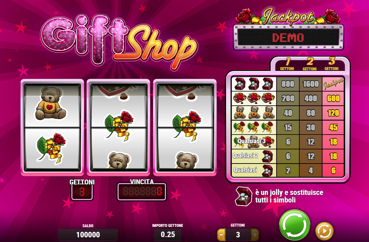 Gift Shop spilleautomat - spill gratis