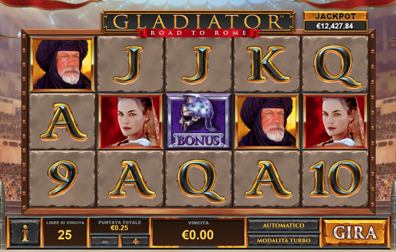Gladiator: Road to Rome spilleautomat - spill gratis