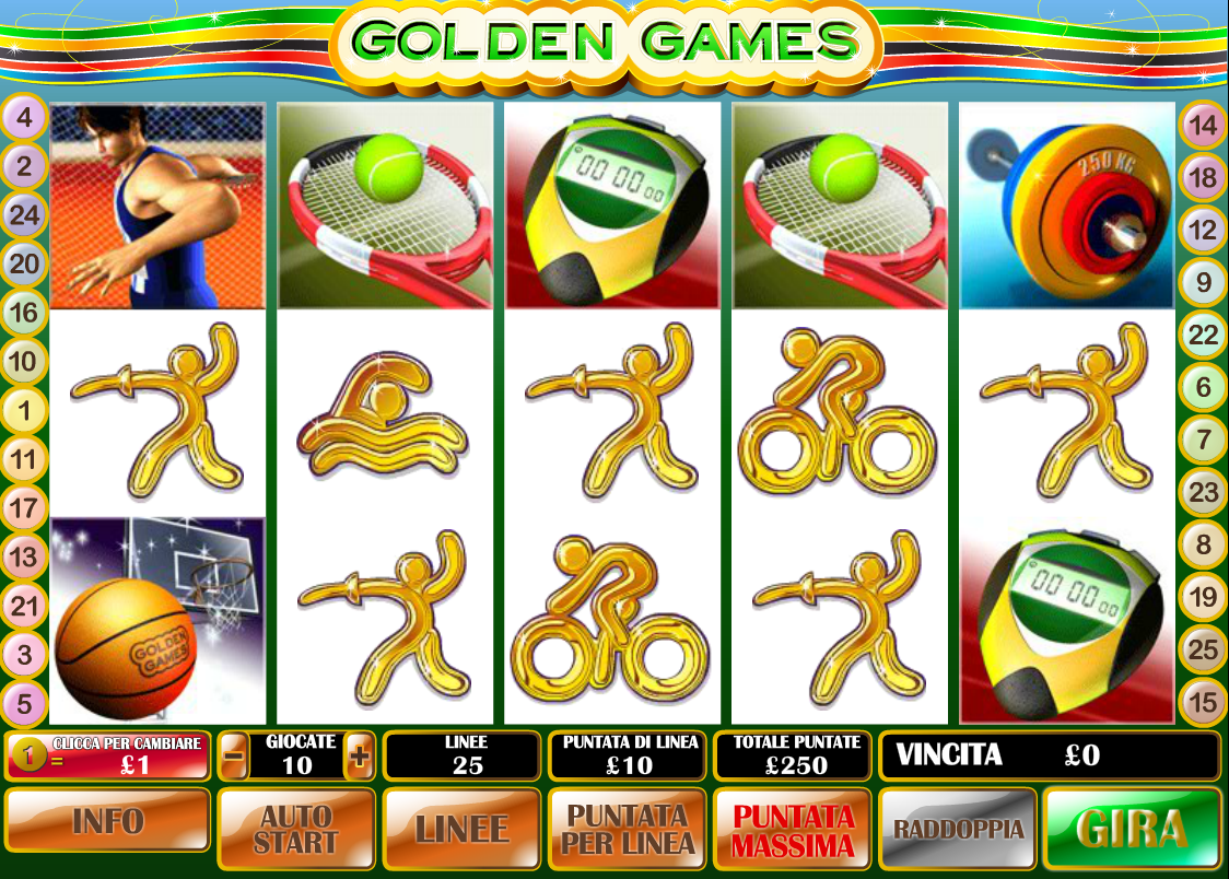 Golden Games spilleautomat - spill gratis