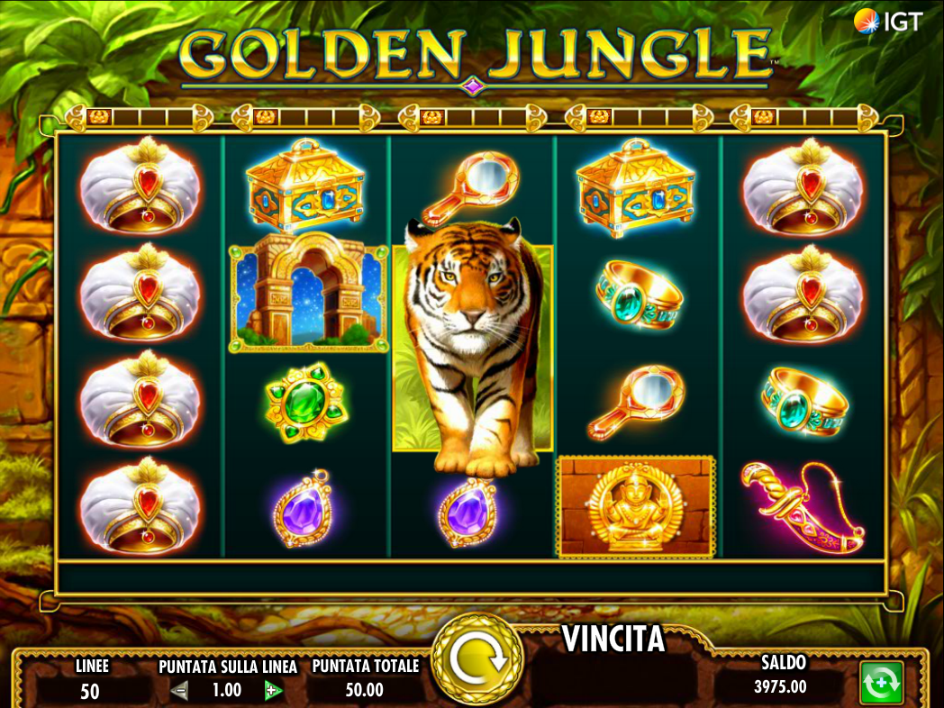 Golden Jungle spilleautomat - spill gratis