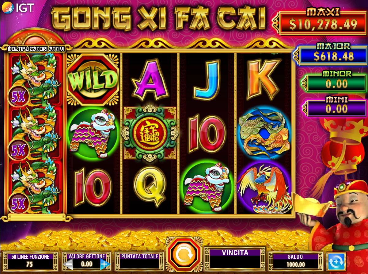 Gong Xi Fa Cai spilleautomat - spill gratis