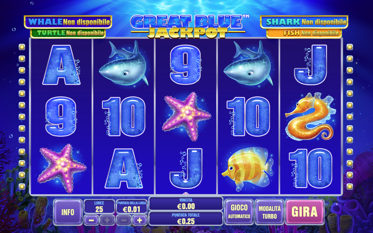 Great Blue Jackpot spilleautomat - spill gratis