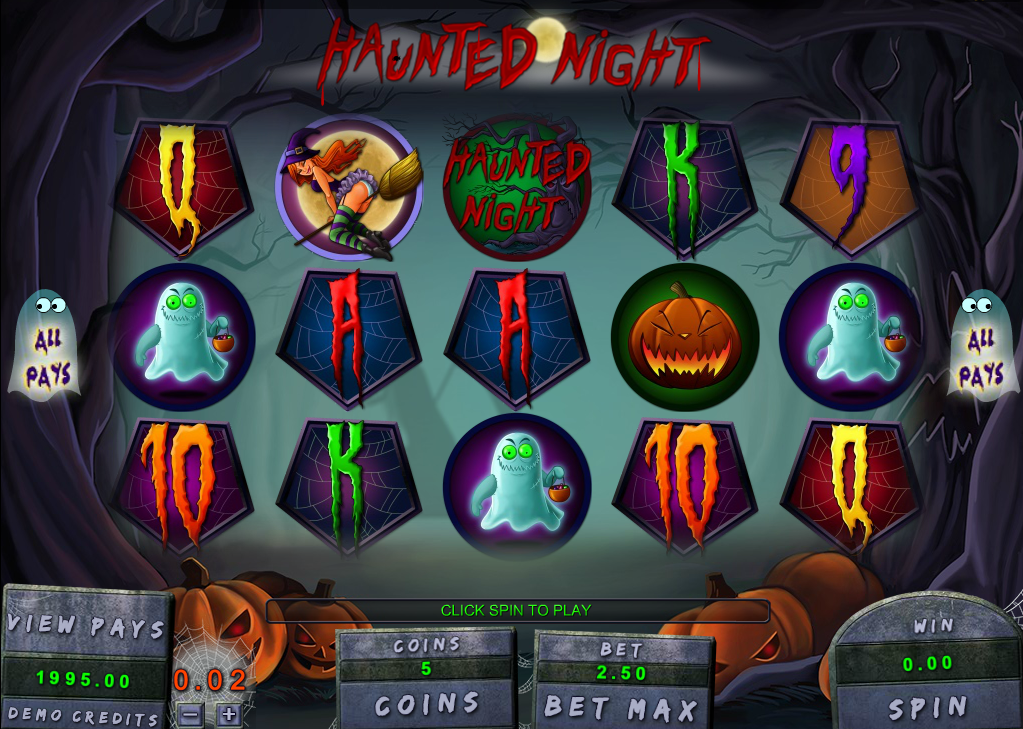 Haunted Nights spilleautomat - spill gratis