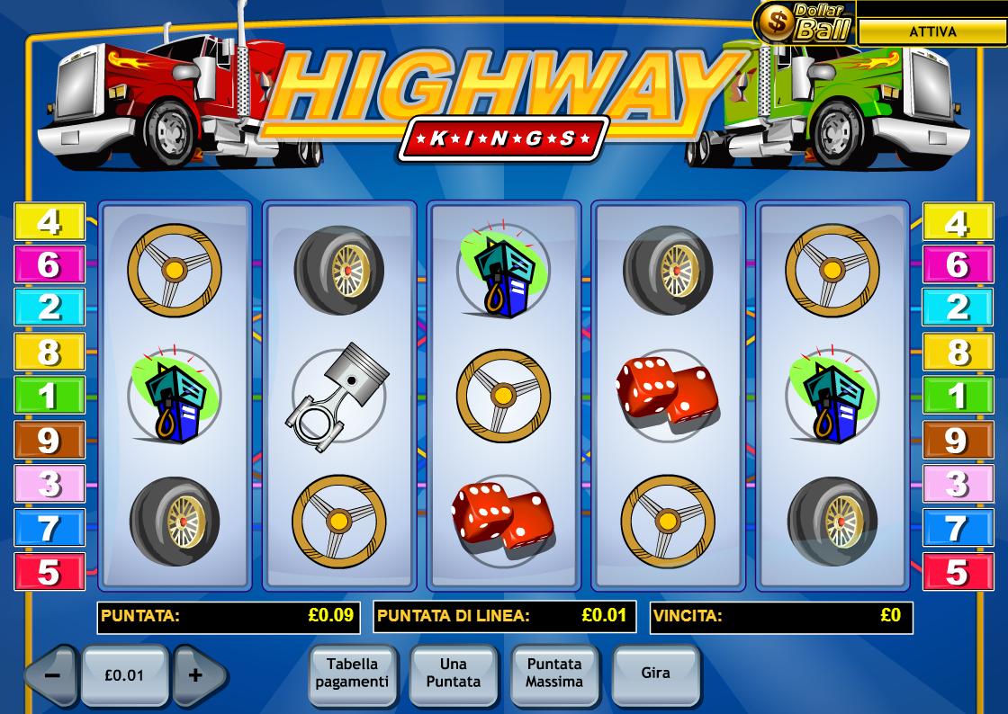 Highway Kings spilleautomat - spill gratis