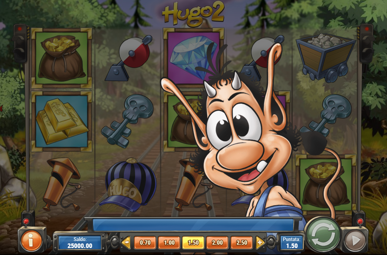 Hugo 2 spilleautomat - spill gratis