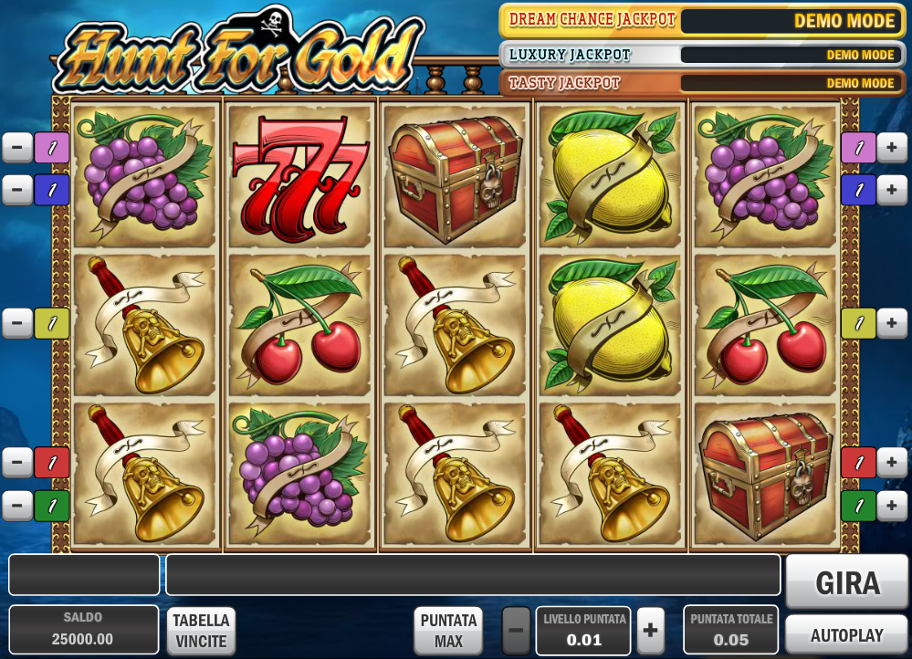 Hunt for Gold spilleautomat - spill gratis