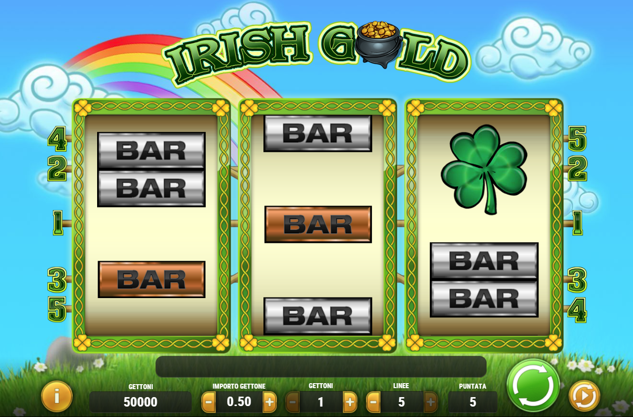 Irish Gold spilleautomat - spill gratis
