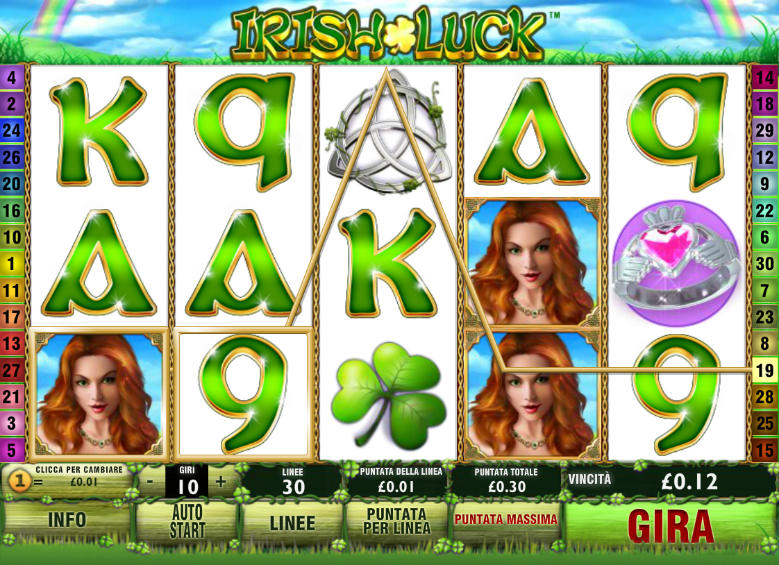 Irish Luck spilleautomat - spill gratis