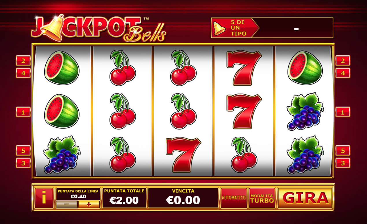 Jackpot Bells spilleautomat - spill gratis