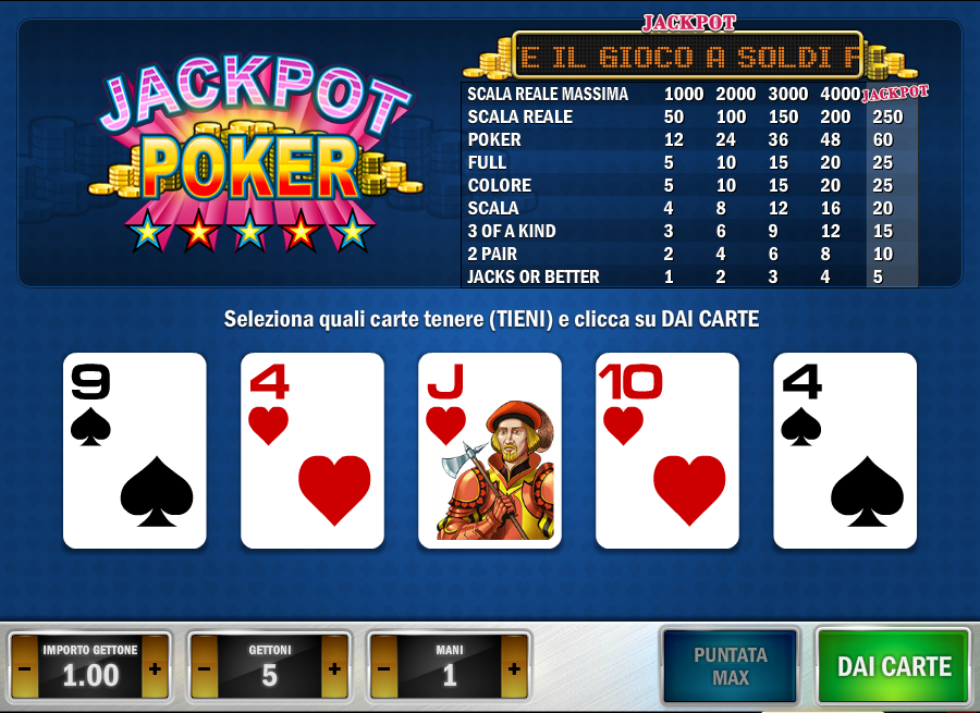 Gratis Jackpot Poker Game