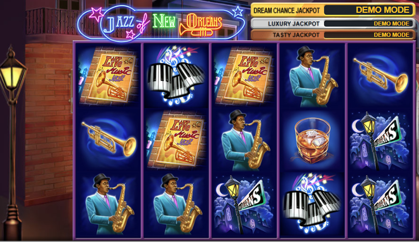 Jazz of New Orleans spilleautomat - spill gratis