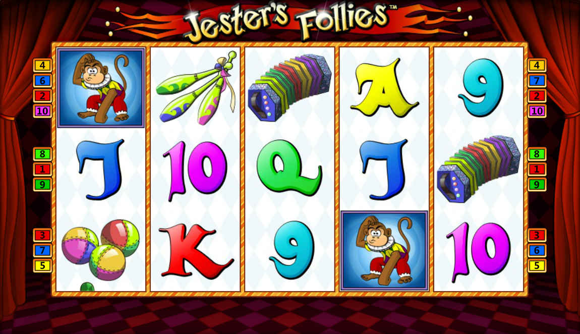 Jester's Follies spilleautomat - spill gratis