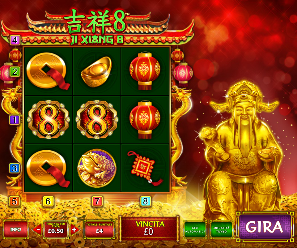 Ji Xiang 8 spilleautomat - spill gratis