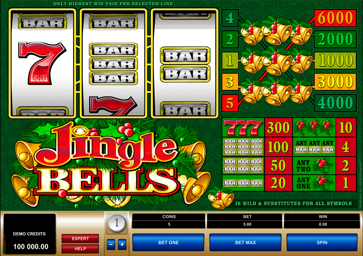 Jingle Bells spilleautomat - spill gratis